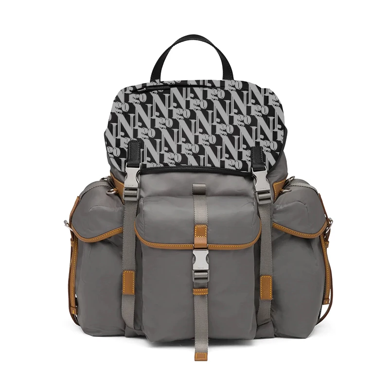 

NIGO PRA Parachute color contrast Backpack Bag #nigo765