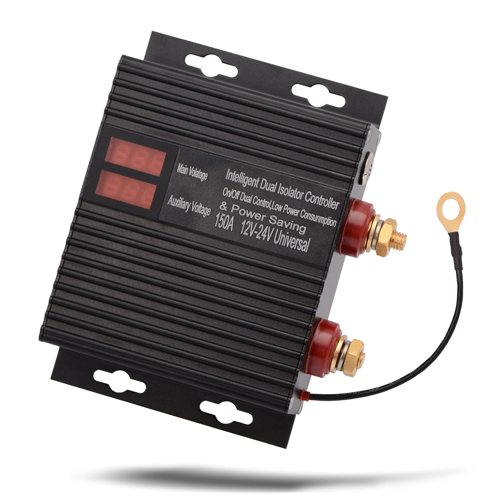 

EHDIS 12V 24V 150A Voltage Sensitive Relay Dual Battery Isolator ON/OFF Switch Power Normally Open Controller Car Relay Socket