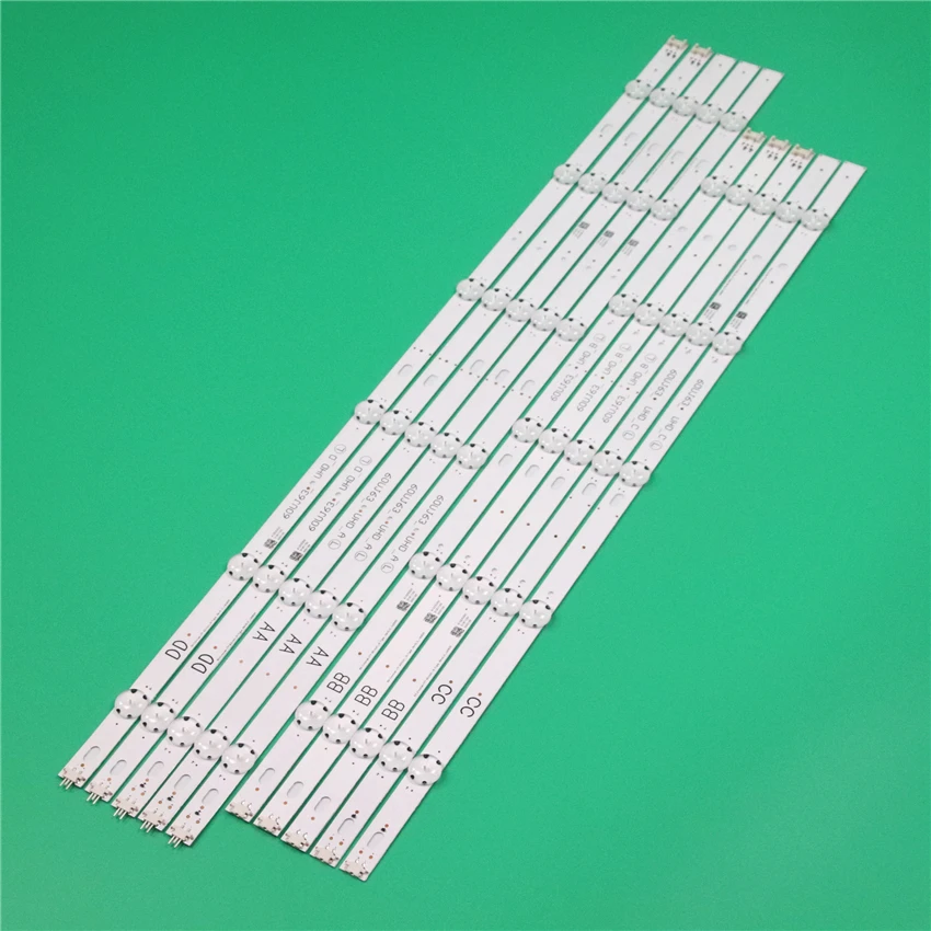 LED Bands For LG 60UJ6309 60UJ630A 60UJ630T 60UJ630V LED Bars Backlight Strips 60UJ63_UHD Line Rulers Array Innotek 17Y 60inch