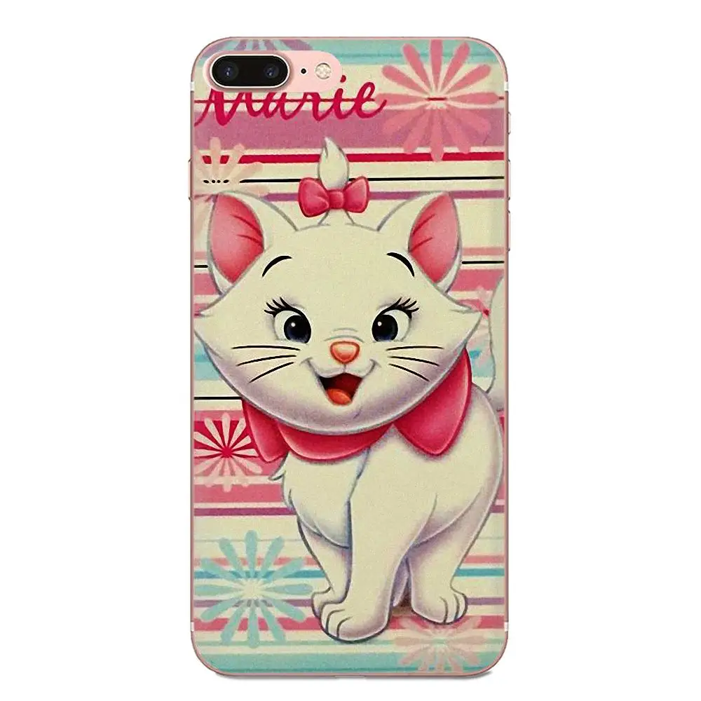 Розовый оригинальный термополиуретановый чехол Marie Cat для Galaxy Note 10 A10E A10S A20S A30S A40S