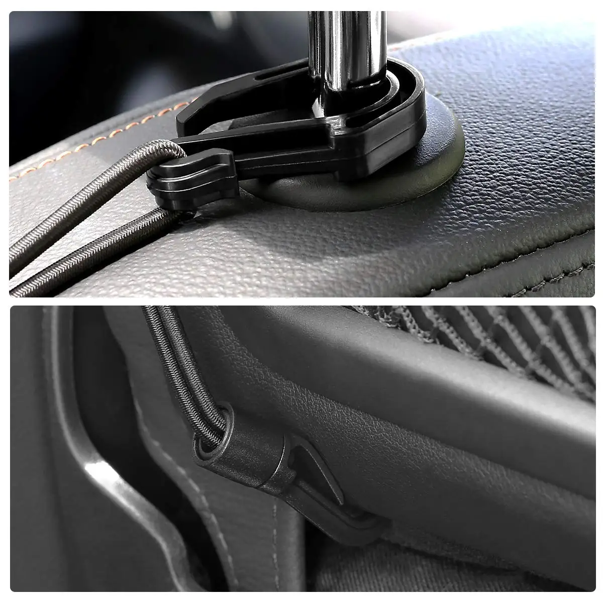 

Pet mesh fence with car safety net, retractable storage bag, easy to install, dog fence, for car seat, divider line ZD