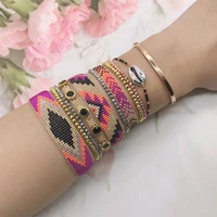 zhongvi mexican winter jewelry miyuki bracelet women bead bracelets femme 2021 jewellery friends gift pulseras