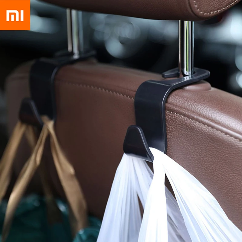 Автомобильные аксессуары Xiaomi автомобильные зажимы крючки на спинку сиденья для
