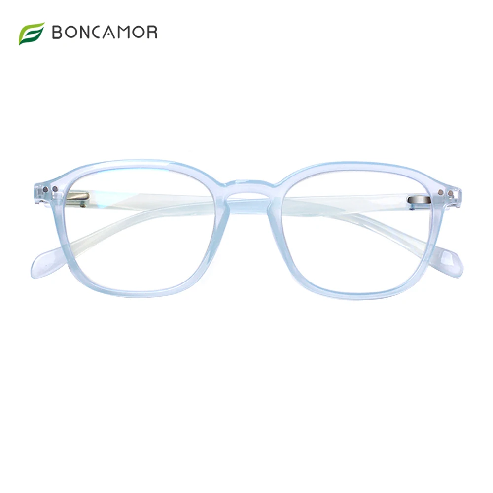 

Boncamor Blue Light Blocking Glasses, Anti Eye Strain Headache (Sleep Better),Computer Glasses UV400 Transparent Lens