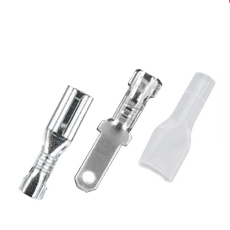 

400 шт. Женский обжимной клеммный разъем 2,8 мм Оловянное покрытие на чистой меди автомобильный динамик электрические провода разъемы 0.5мм2-1.5м...