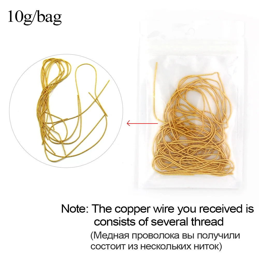 10 звеньев Вышивальная нить французская проволока