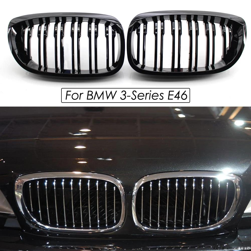 Решетка радиатора для BMW 3Series E46 Coupe Cabrio 2003-2006 51137064317 51137064318 1 пара |