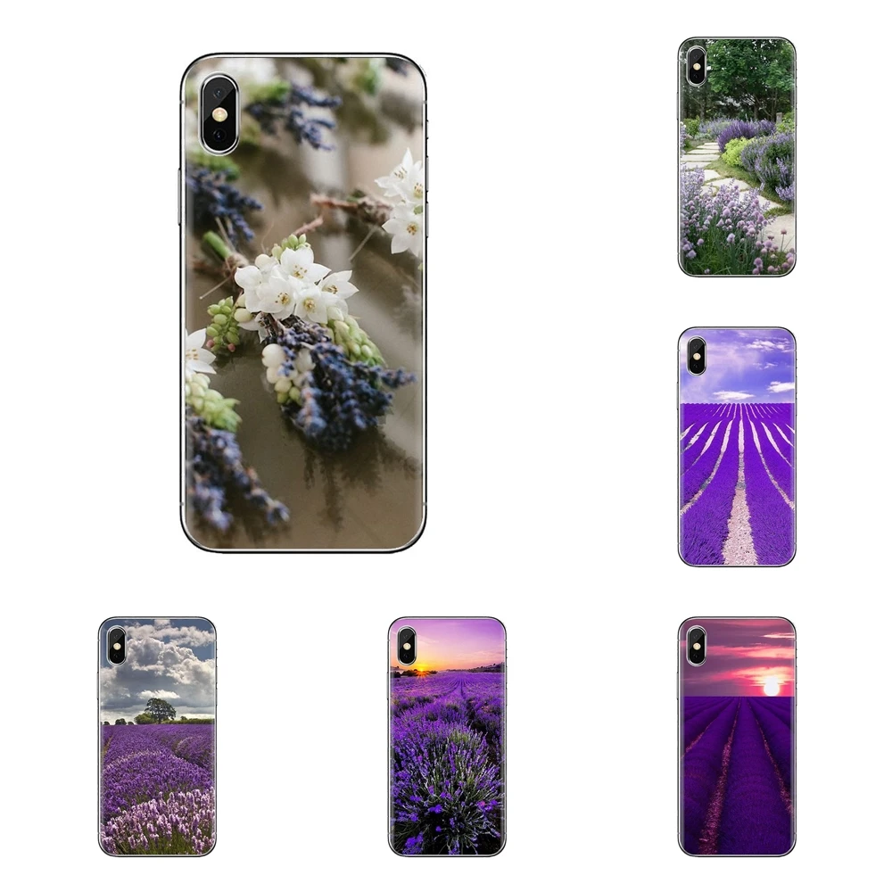 Лавандовый цветок лавандула ваниль мягкая оболочка Чехлы для iPod Touch Apple iPhone 11 Pro 4 4s