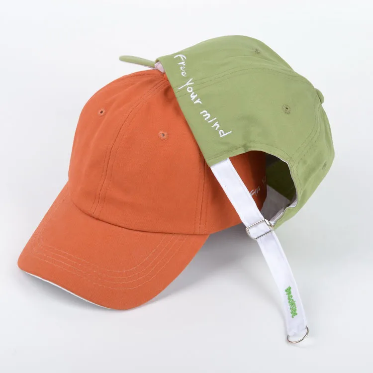 Бейсбольная шапка с вышивкой Free Your Mind крутая бейсбольная длинным ремешком для