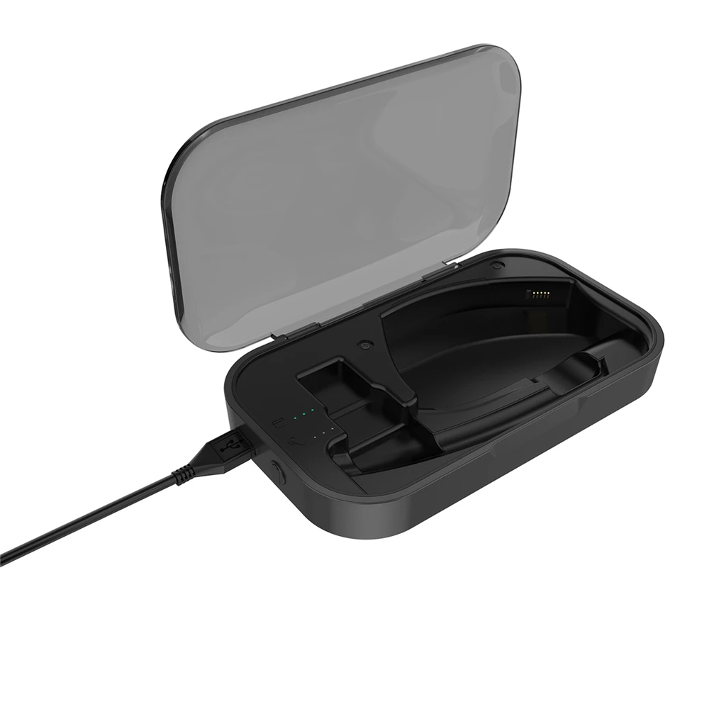 Чехол для зарядки для bluetooth-наушников Plantronics Voyager Legend с литиевой батареей 450 мАч и usb-кабелями
