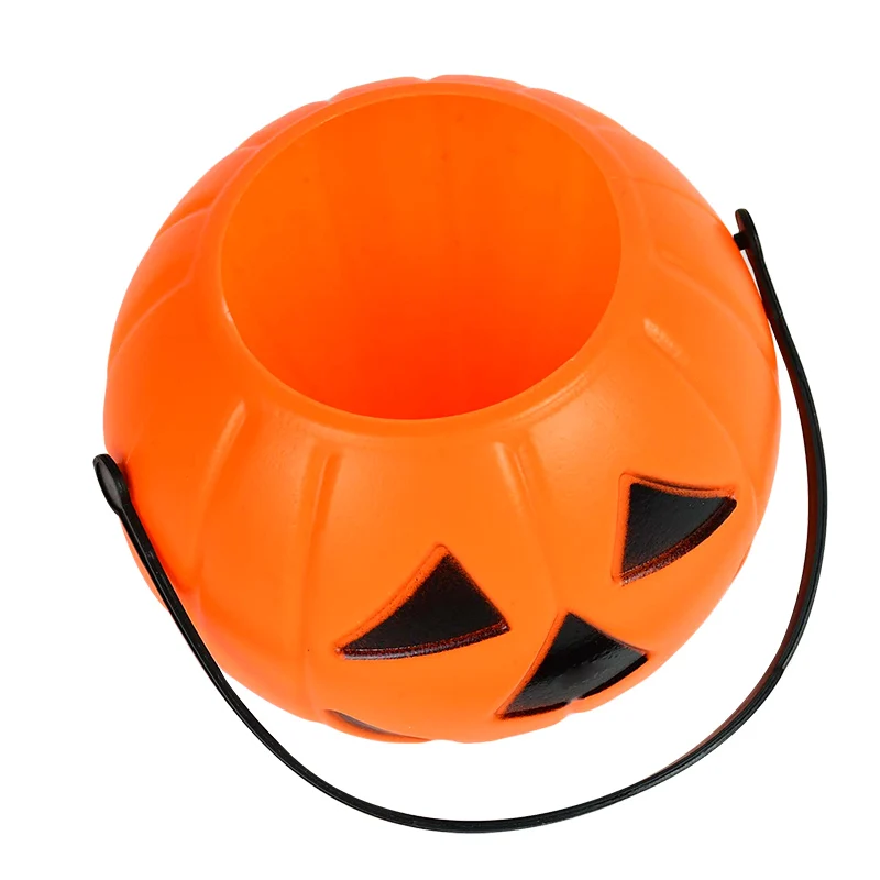 1/3 шт. пластиковое ведро с тыквами на Хэллоуин надписью Trick Or Treat горшок для конфет