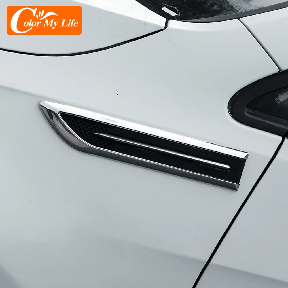 Боковая Модифицированная наклейка из АБС-пластика для автомобилей Fiat 500 Punto C4 Renault