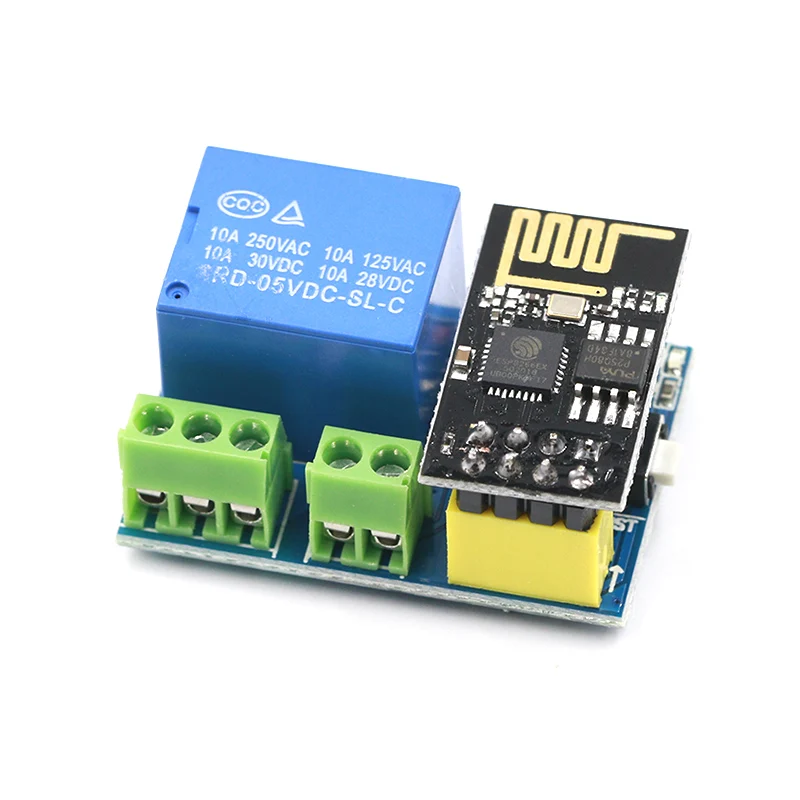 With ESP-01 ESP8266 5 в WiFi релейный модуль вещи умный дом дистанционное управление переключатель телефон приложение ESP-01 релейный модуль - Цвет: With ESP-01