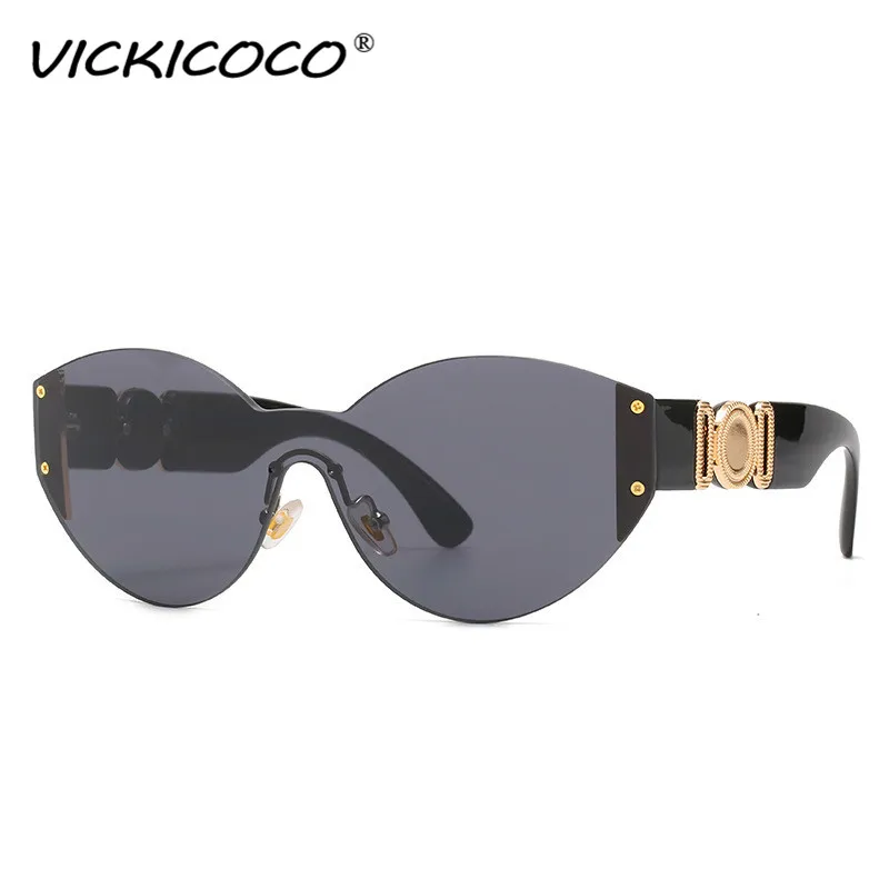 

Солнечные очки в винтажном стиле UV400 для мужчин и женщин, аксессуар от солнца в круглой оправе, без оправы, в стиле стимпанк