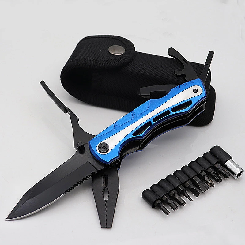 Многофункциональный швейцарский складной нож плоскогубцы из нержавеющей стали