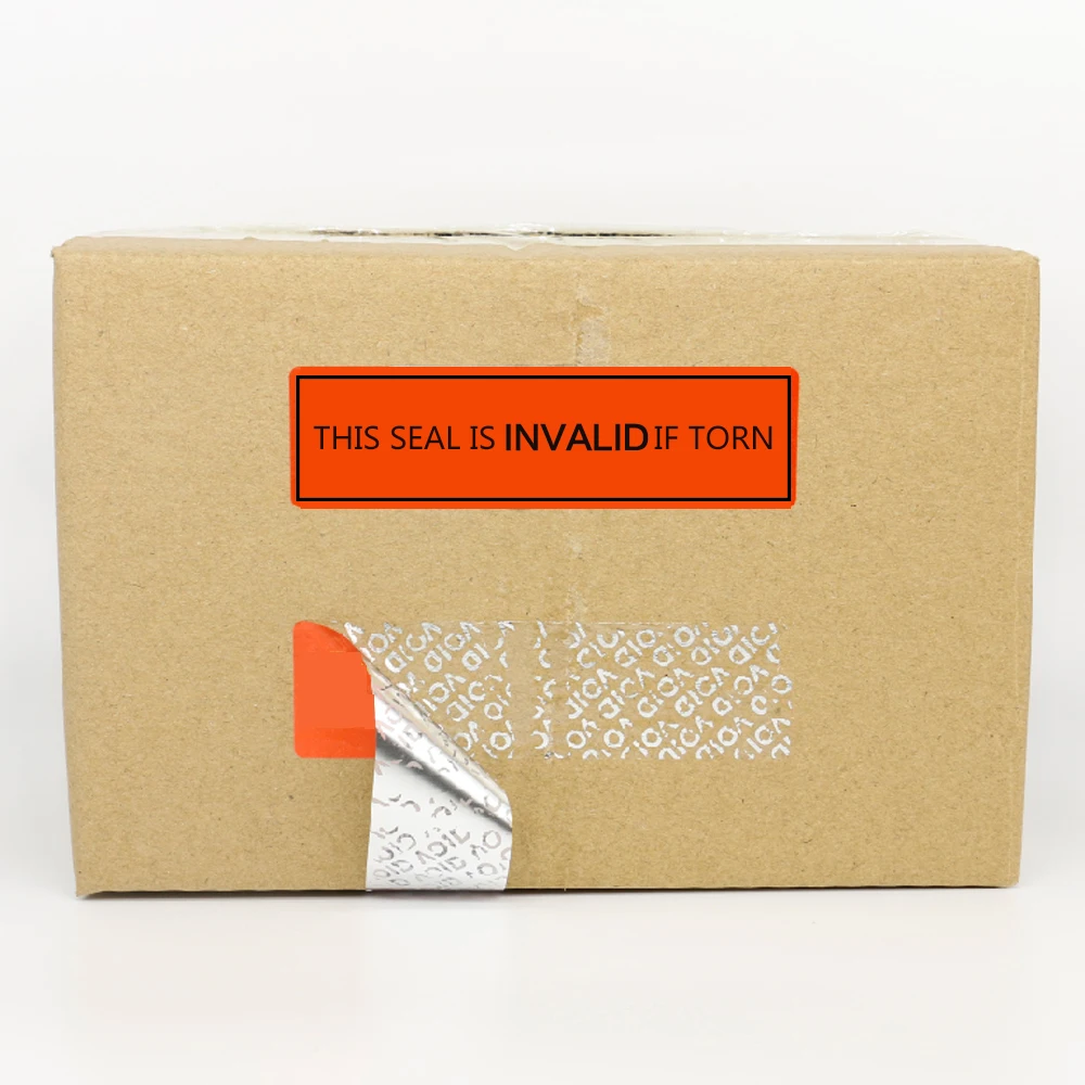 Водостойкие самоклеящиеся герметичные этикетки, серебристые ПВХ внешняя упаковка, гарантийные наклейки от AliExpress WW