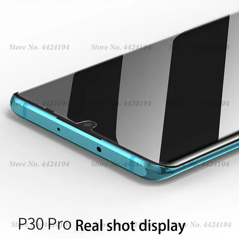 9D УФ Клей закаленное стекло полное покрытие для huawei P30 Pro P20 Lite mate 20 Lite жидкая Защитная пленка для экрана защитное стекло