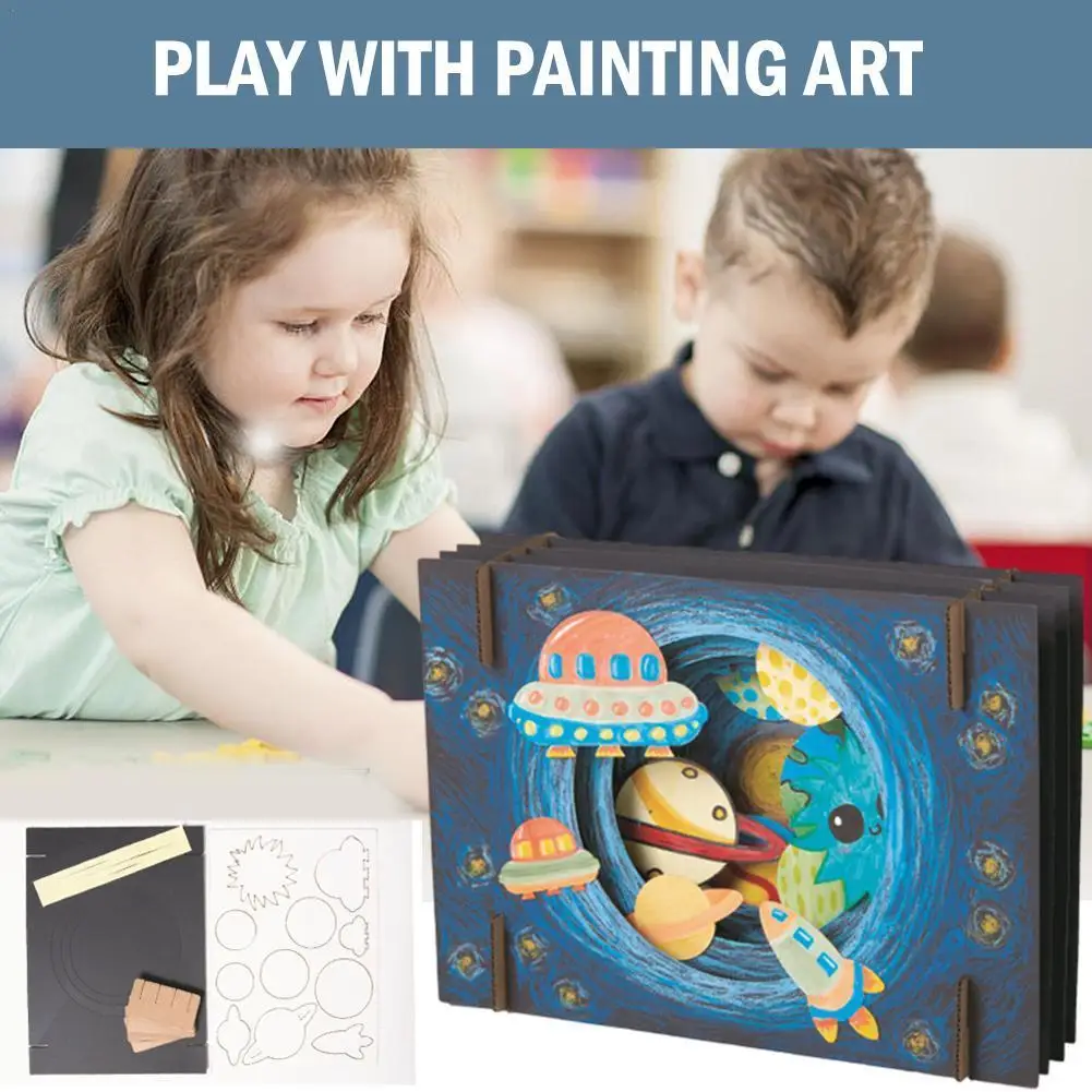 

Vast Starry Sky Handmade Craft Toys Painting Materials Package Children Handmade DIY Crafts Drawing Educational Toys Gift