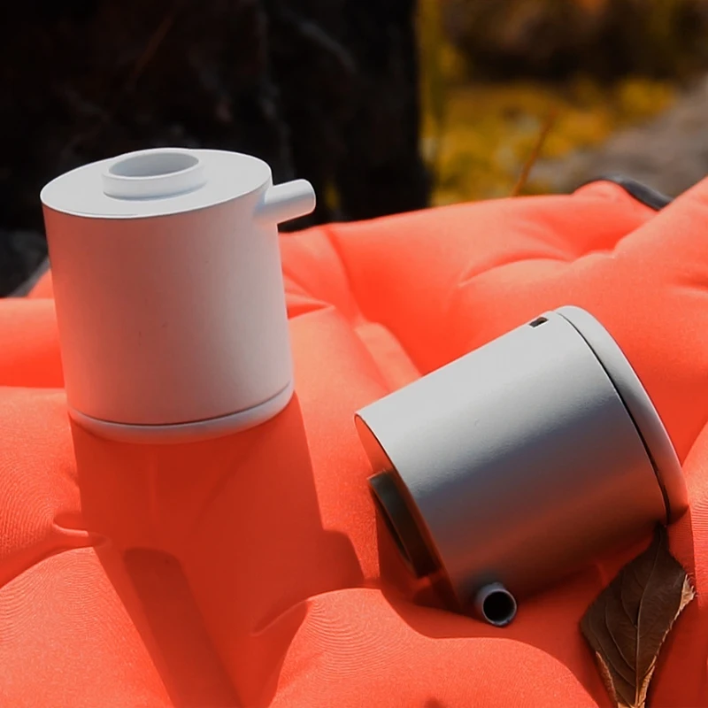 

2 In1 Pump Air Pump with Battery USB Rechargeable Lightest Air Pump Quick Inflate Deflate for Air Mattress Pool Toys