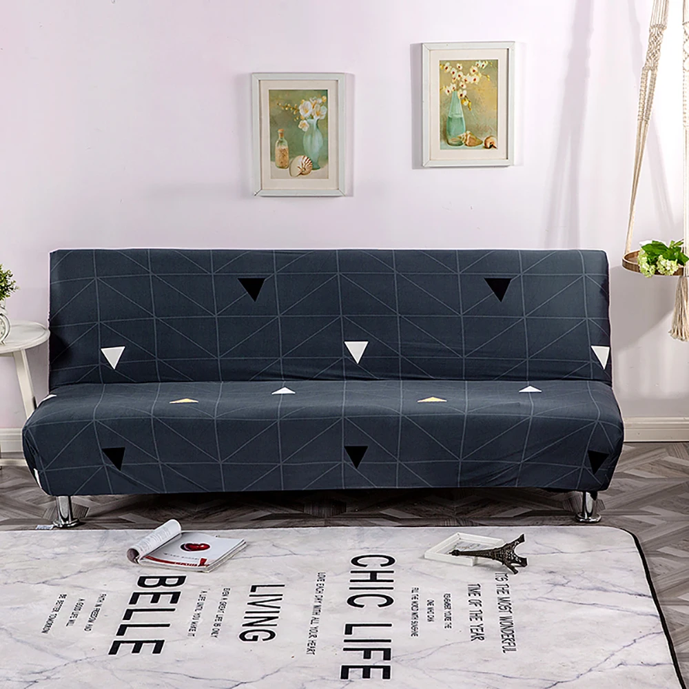 Grey Sofa Cover Thumпостельные сетки диван кровать Чехол Прочный для гостиной мода классический мягкий прочный эластичный Коричневый диван Чехол без подлокотника - Цвет: Grey Sofa Cover