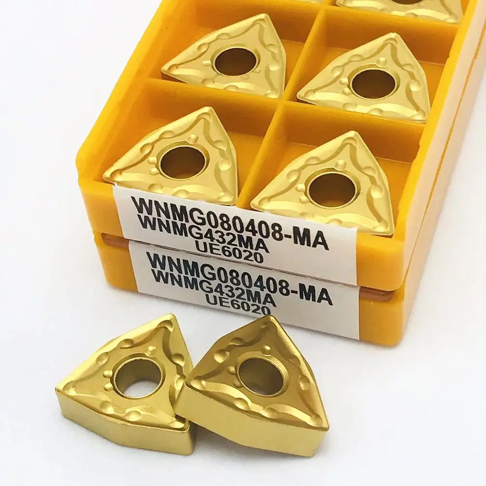 

Carbide insert WNMG080408 MA VP15TF UE6020 US735 High quality external metal turning tool CNC milling turning tool WNMG