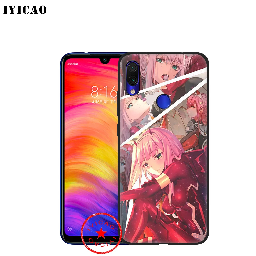 Мягкий чехол IYICAO Darling in the FranXX для Xiaomi Redmi Note 8 7 6 5 Pro 5A 4X силиконовая задняя крышка |
