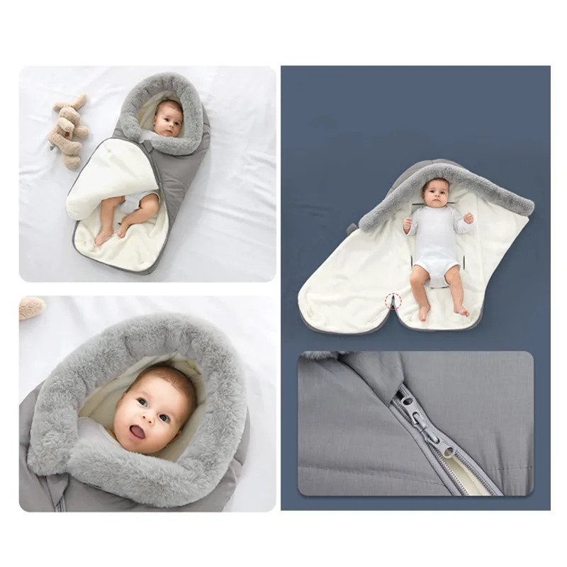 Зимний детский спальный мешок для коляски детская коляска ног теплый зимний