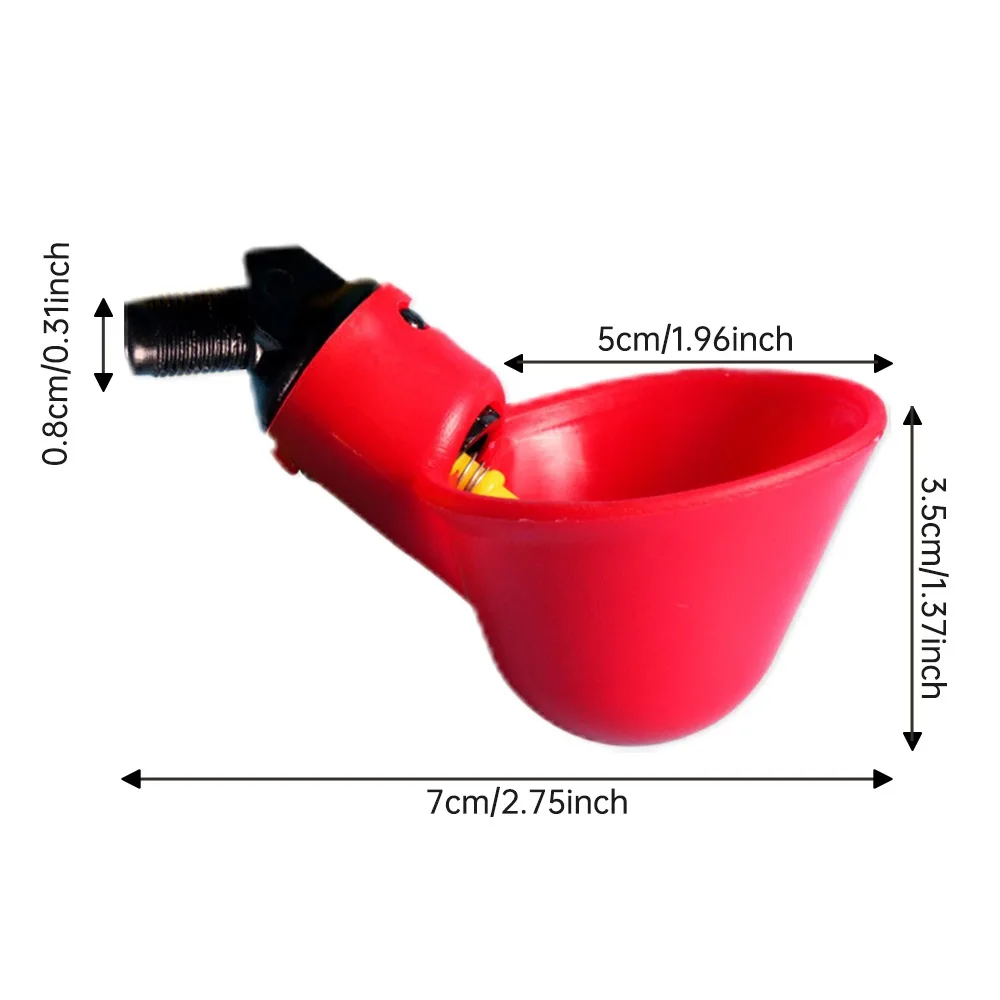 

Plastic Automatic Drinker Water Drinking Cups Bird Chicken feeder Poultry Drinker Supplies Drinking Bowls accessories