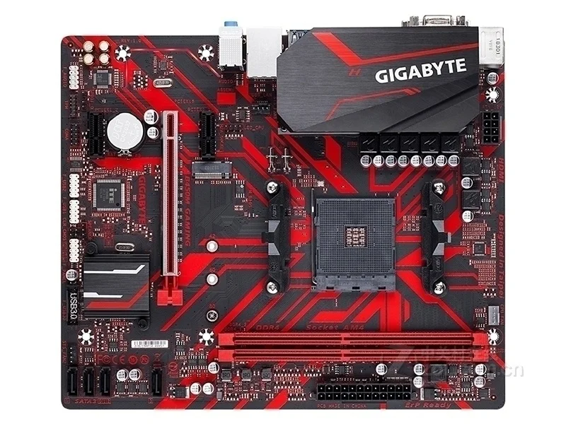 

New Gigabyte GA B450M GAMING desktop Motherboard for AMD B450 /2-DDR4 DIMM /M.2 /USB3.1 /Micro-ATX /New / Max-32G Channel AM4