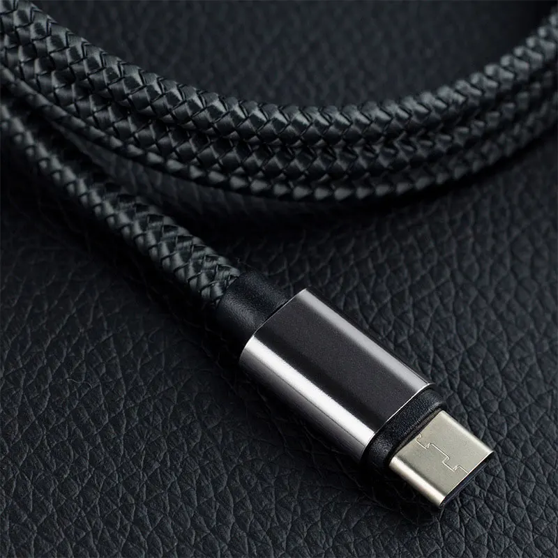 Usb-кабель 2.4A быстрое зарядное устройство 1 м с одной головкой плетеные usb-кабели для iphone Xs Max Iphone6 6s Puls Ipad Mini 1 2 3 4 оборудования