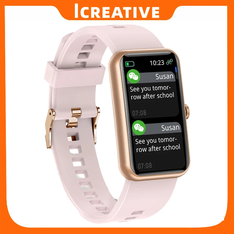 

Icreative Hot Sale New L16 Smart Watch Full Screen Touch Waterproof Sports Men Women Smartwatch Heart Rate