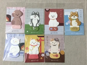 Липкий блокнот для записей кошки собаки (1 упаковка)