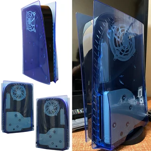 for sony playstation ps 5 hot transparent protective shell controller panel accessories case replacement plate protection cover free global shipping