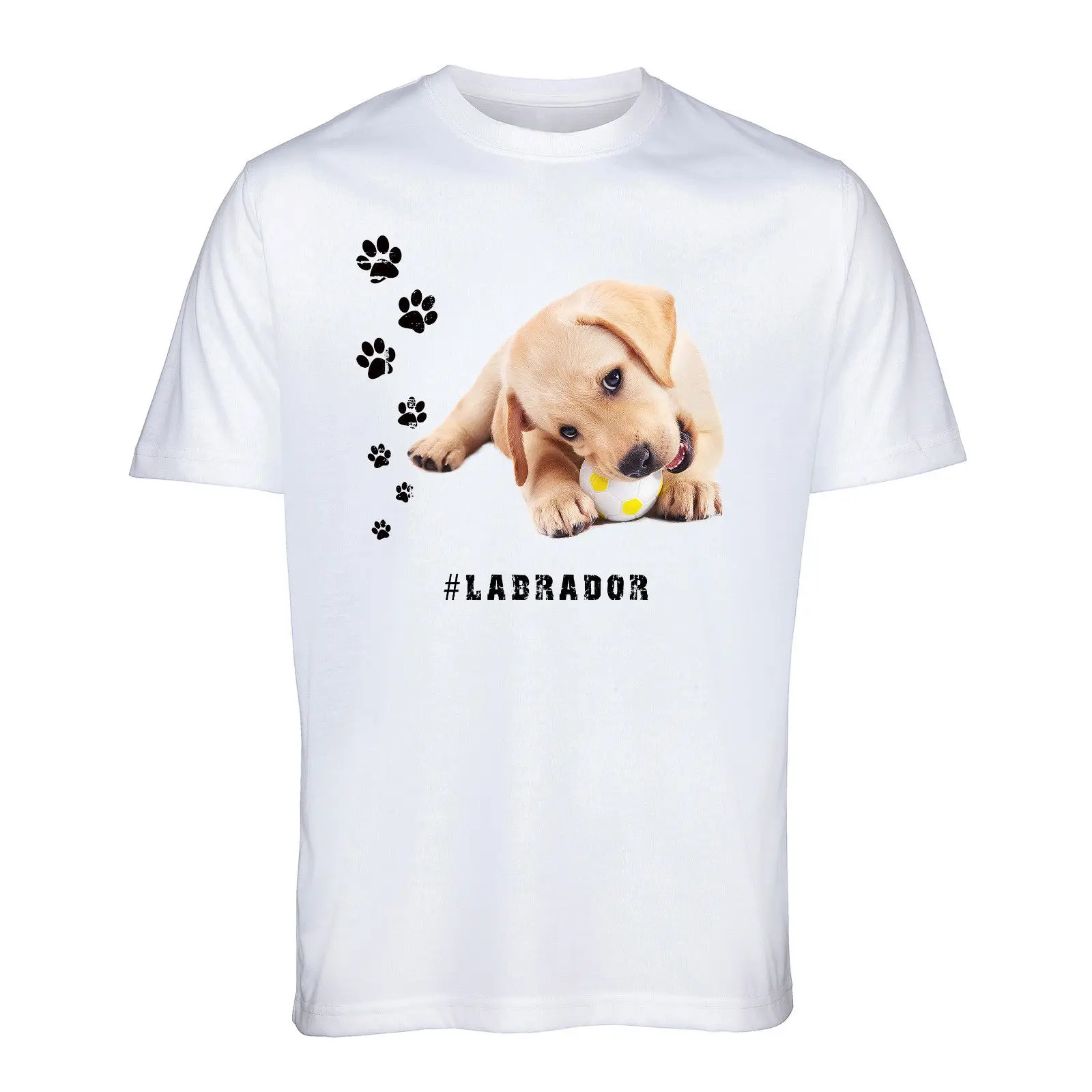 Футболка с изображением Лабрадора ретривера хаштега собаки породы животных