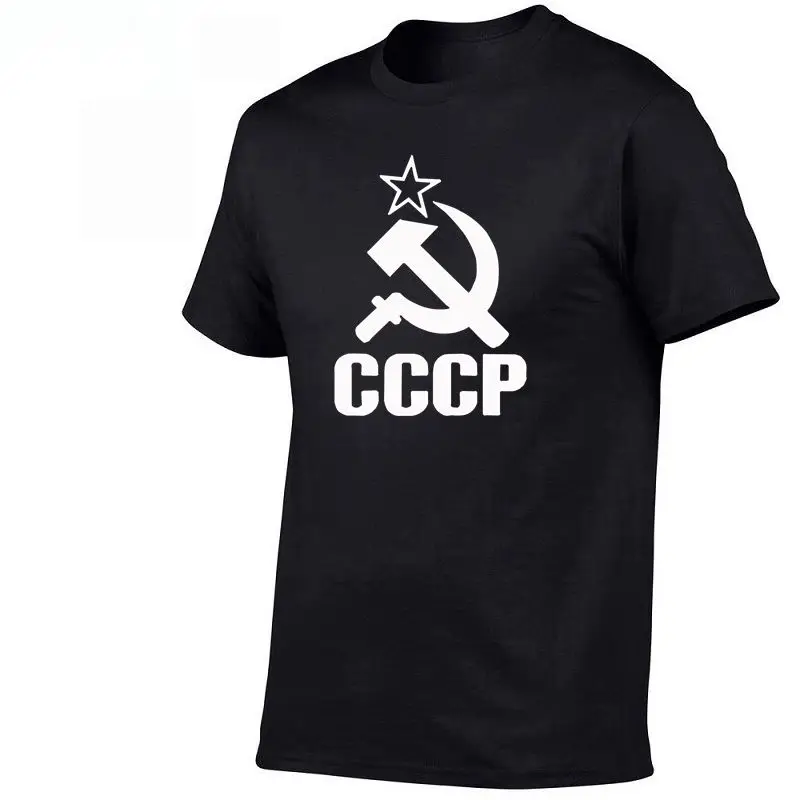 6 Летние русские футболки CCCP для мужчин, футболки с коротким рукавом, футболки с круглым вырезом из хлопка для мужчин - Цвет: 6