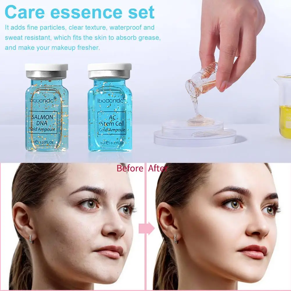 

New Face Care Starter Kit Korean Style Essence Set BB Cream Brightening Serum Liquid Long-lasting And Can Nourish The Skin