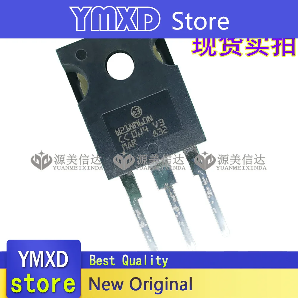 10pcs/lot New Original 21 A/600V STW21NM60N W21NM60N MOS Field Effect Tube TO-247 In Stock