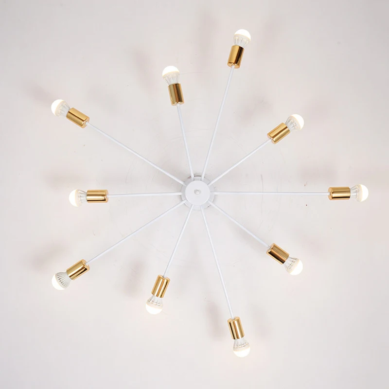 Современные уникальные окрашенные потолочные светильники в стиле арт деко