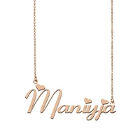 maniyja name necklace custom name necklace for women girls best friends birthday wedding christmas mother days gift