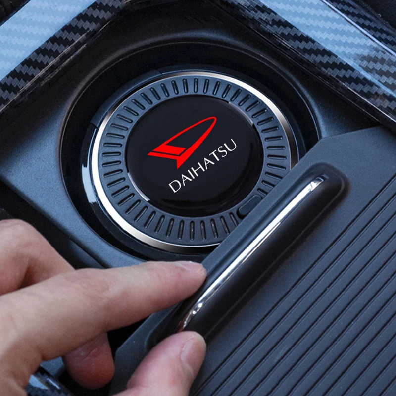 Автомобильные аксессуары пепельница Кнопка открытия светодиод из нержавеющей