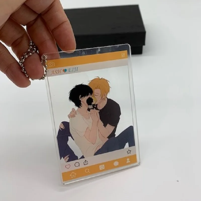 

Anime Banana Fish Ash Okumura Eiji Cp Acrylic Keychain Strap Keyring Hanging 9cm