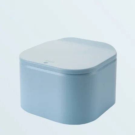 Blue 5 цветов, мини мусорный бак, нулевой объем отходов, кухонный мусорный бак, автомобильный мусорный бак, настольный мусорный бак, пластиковый мусорный ящик, мусорное ведро, мусорное ведро - Цвет: Blue