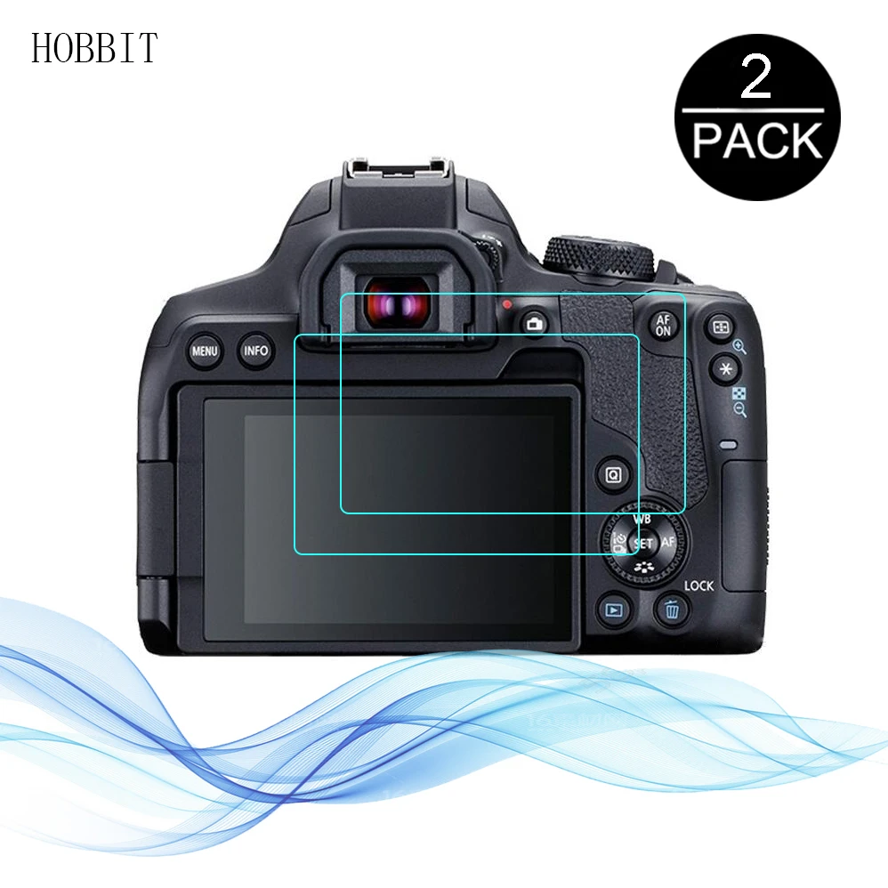 2 шт. 2.5D 9H прозрачное закаленное стекло Защита для экрана камеры Canon EOS 850D LCD от