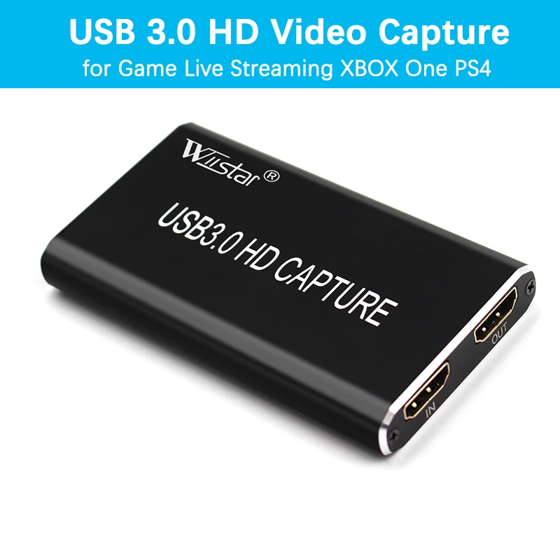 1080P HD USB видеозахвата HDMI к 3 0 устройство для ТВ ПК PS4 игра Live Stream Windows Linux Os