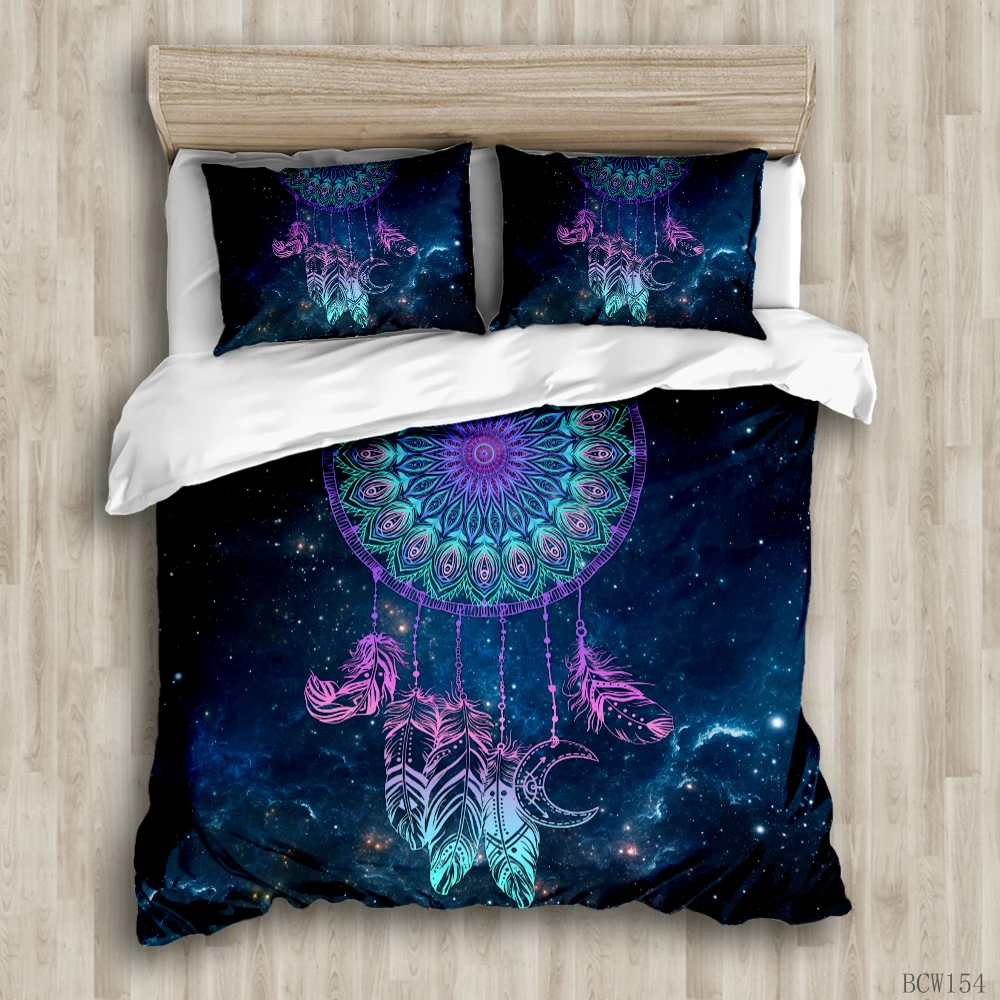 

Dream catcher luxury duvet room bedding set luxury duvet cover pillowcase set comforter bedding sets queen bedding set