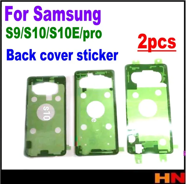 2 шт. для Samsung S9 pro S10 S10e S10pro ремонтная часть задняя крышка клей наклейка клейкая