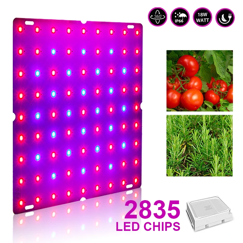 

LED Grow Light 265V Phytolamp For Plants Full Spectrum Hydroponics Plant Lamp SMD 2835 Lamp Beads Quantum Board Growth Lighting