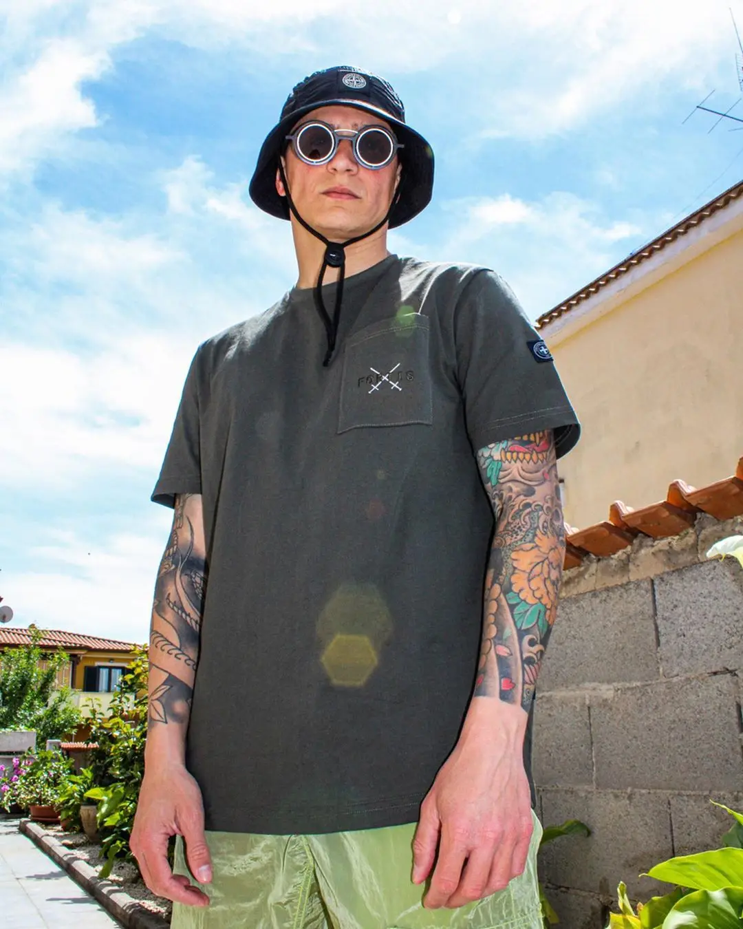 

Stone Island Metallic Nylon Fisherman Hat