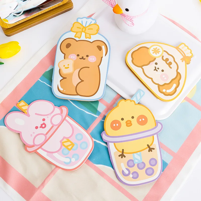 

W&G Ins Children Day Cute Bear Birthday Creative Cartoon Handwritten Handwritten Blessing Message Card Greeting Card