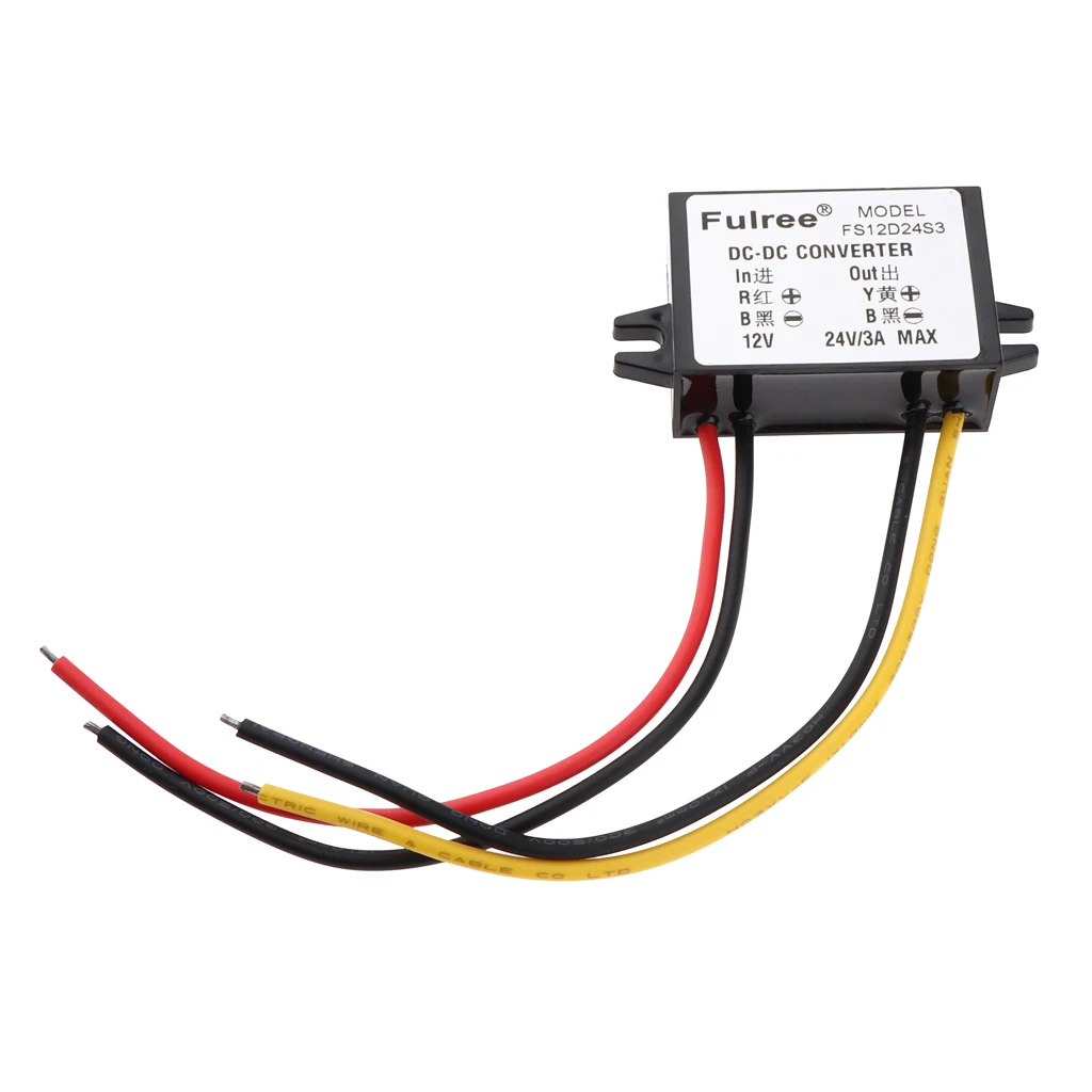 

Повышающий Модуль преобразователя 9-22 в 24 В 3 А 72 Вт DC-DC, автомобильный блок питания